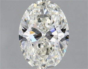 Picture of Natural Diamond 3.01 Carats, Oval with  Cut, J Color, SI2 Clarity and Certified by GIA