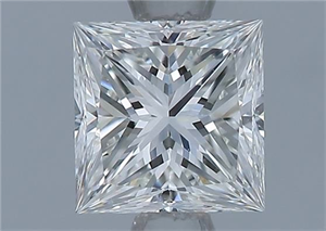 Foto Diamante Natural 0.75 quilates, Princesa , Color G, claridad VVS1 y certificado GIA de