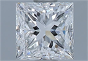 Diamante Natural 0.74 quilates, Princesa , Color F, claridad VS1 y certificado GIA