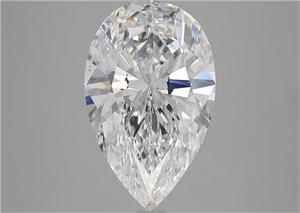 Foto Diamante Natural 4.20 quilates, De pera , Color D, claridad VS2 y certificado GIA de