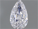 Diamante Natural 0.34 quilates, De pera , Color D, claridad VVS1 y certificado GIA