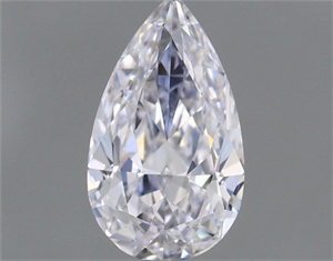Foto Diamante Natural 0.34 quilates, De pera , Color D, claridad VVS1 y certificado GIA de