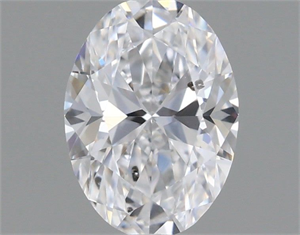 Picture of Natural Diamond 0.51 Carats, Oval with  Cut, D Color, SI2 Clarity and Certified by GIA