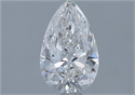 Natural Diamond 1.04 Carats, Pear with  Cut, G Color, SI2 Clarity and Certified by GIA