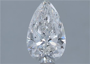 Picture of Natural Diamond 1.04 Carats, Pear with  Cut, G Color, SI2 Clarity and Certified by GIA