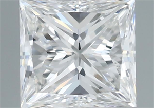 Picture of Natural Diamond 0.51 Carats, Radiant with  Cut, F Color, VVS1 Clarity and Certified by GIA