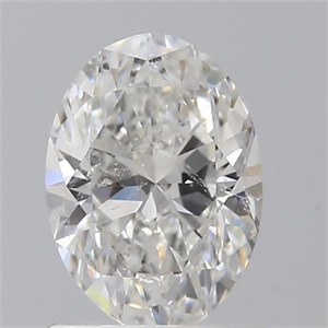 Foto Diamante Natural 0.90 quilates, Ovalado , Color F, claridad SI2 y certificado GIA de