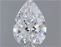 Natural Diamond 0.51 Carats, Pear with  Cut, D Color, VS1 Clarity and Certified by GIA