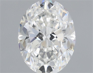 Picture of Natural Diamond 0.51 Carats, Oval with  Cut, G Color, VS2 Clarity and Certified by GIA