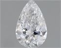 Diamante Natural 0.40 quilates, De pera , Color D, claridad VS2 y certificado GIA