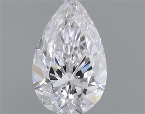 Foto Diamante Natural 0.30 quilates, De pera , Color D, claridad I1 y certificado GIA de