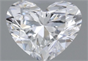 Natural Diamond 0.31 Carats, Heart with  Cut, D Color, IF Clarity and Certified by GIA