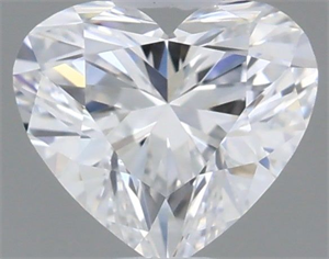 Picture of Natural Diamond 0.31 Carats, Heart with  Cut, D Color, VVS1 Clarity and Certified by GIA