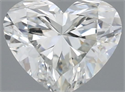 Natural Diamond 0.31 Carats, Heart with  Cut, I Color, VVS2 Clarity and Certified by GIA