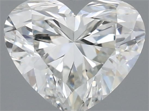 Picture of Natural Diamond 0.31 Carats, Heart with  Cut, I Color, VVS2 Clarity and Certified by GIA