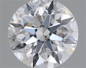 Picture of Natural Diamond 0.40 Carats, Round with Excellent Cut, E Color, I1 Clarity and Certified by GIA