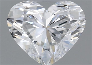Picture of Natural Diamond 0.33 Carats, Heart with  Cut, D Color, SI1 Clarity and Certified by GIA