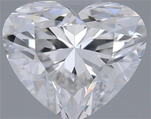 Picture of Natural Diamond 0.30 Carats, Heart with  Cut, E Color, VS1 Clarity and Certified by GIA