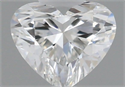 Natural Diamond 0.30 Carats, Heart with  Cut, I Color, VS2 Clarity and Certified by GIA