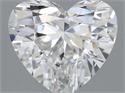Natural Diamond 0.31 Carats, Heart with  Cut, G Color, SI1 Clarity and Certified by GIA