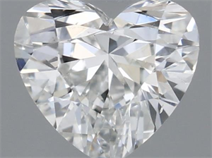 Foto Diamante Natural 0.31 quilates, Corazón , Color G, claridad SI1 y certificado GIA de