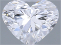 Natural Diamond 0.31 Carats, Heart with  Cut, D Color, VVS1 Clarity and Certified by GIA
