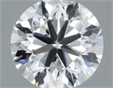 Natural Diamond 0.50 Carats, Round with Very Good Cut, H Color, VS1 Clarity and Certified by GIA