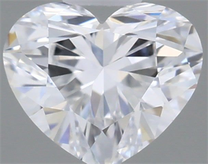 Picture of Natural Diamond 0.31 Carats, Heart with  Cut, D Color, VVS1 Clarity and Certified by GIA