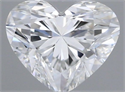 Natural Diamond 0.33 Carats, Heart with  Cut, G Color, VS1 Clarity and Certified by GIA