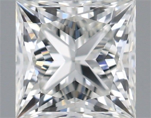Picture of Natural Diamond 0.50 Carats, Princess with  Cut, I Color, VS1 Clarity and Certified by GIA