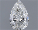 Natural Diamond 0.32 Carats, Pear with  Cut, F Color, VVS2 Clarity and Certified by GIA