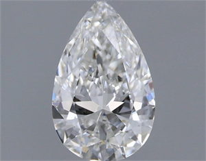 Picture of Natural Diamond 0.32 Carats, Pear with  Cut, F Color, VVS2 Clarity and Certified by GIA