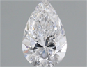 Diamante Natural 0.50 quilates, De pera , Color E, claridad I1 y certificado GIA