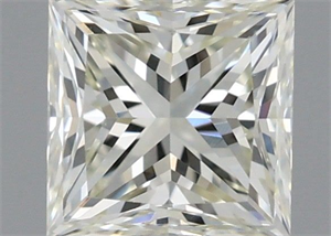 Picture of Natural Diamond 0.50 Carats, Princess with  Cut, K Color, VVS2 Clarity and Certified by IGI