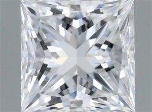 Foto Diamante Natural 0.50 quilates, Princesa , Color F, claridad VVS1 y certificado GIA de