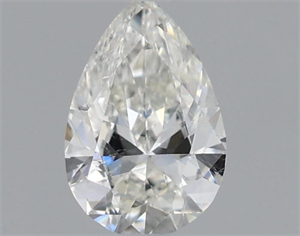 Picture of Natural Diamond 0.50 Carats, Pear with  Cut, I Color, SI2 Clarity and Certified by GIA