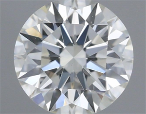 Picture of Natural Diamond 0.43 Carats, Round with Excellent Cut, J Color, VS1 Clarity and Certified by GIA