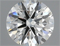 Diamante Natural 0.44 quilates, Redondo , Color K, claridad VVS1 y certificado GIA