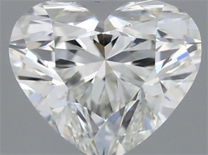 Picture of Natural Diamond 0.40 Carats, Heart with  Cut, I Color, VVS1 Clarity and Certified by GIA