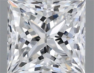 Foto Diamante Natural 0.51 quilates, Princesa , Color D, claridad VVS2 y certificado GIA de