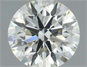 Natural Diamond 0.50 Carats, Round with Excellent Cut, M Color, VVS2 Clarity and Certified by GIA
