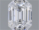 Diamante Natural 0.40 quilates, Asscher , Color D, claridad SI2 y certificado GIA