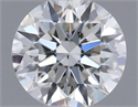Natural Diamond 0.40 Carats, Round with Excellent Cut, G Color, SI1 Clarity and Certified by GIA