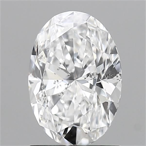 Picture of Natural Diamond 1.50 Carats, Oval with  Cut, D Color, I1 Clarity and Certified by GIA