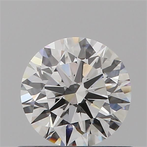 Picture of Natural Diamond 0.59 Carats, Round with Excellent Cut, E Color, SI1 Clarity and Certified by GIA