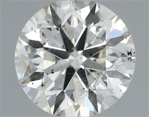 Picture of Natural Diamond 0.40 Carats, Round with Excellent Cut, I Color, SI2 Clarity and Certified by IGI