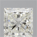 Natural Diamond 0.86 Carats, Princess with  Cut, H Color, IF Clarity and Certified by IGI