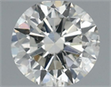 Natural Diamond 0.50 Carats, Round with Very Good Cut, K Color, SI1 Clarity and Certified by IGI