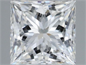 Natural Diamond 0.53 Carats, Princess with  Cut, G Color, VS1 Clarity and Certified by GIA