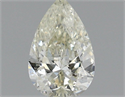 Natural Diamond 0.51 Carats, Pear with  Cut, J Color, I1 Clarity and Certified by IGI